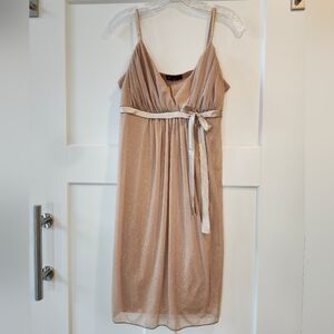 Glittering Babydoll Party Sparkles Midi Dress Size XL JUNIORS